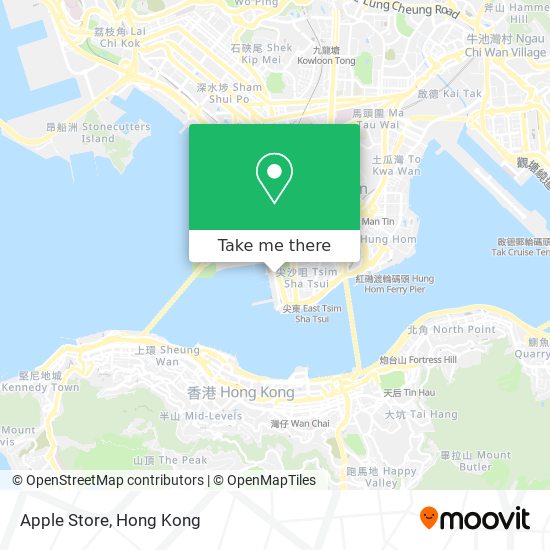 Apple Store map