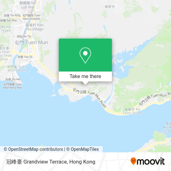 冠峰臺 Grandview Terrace map