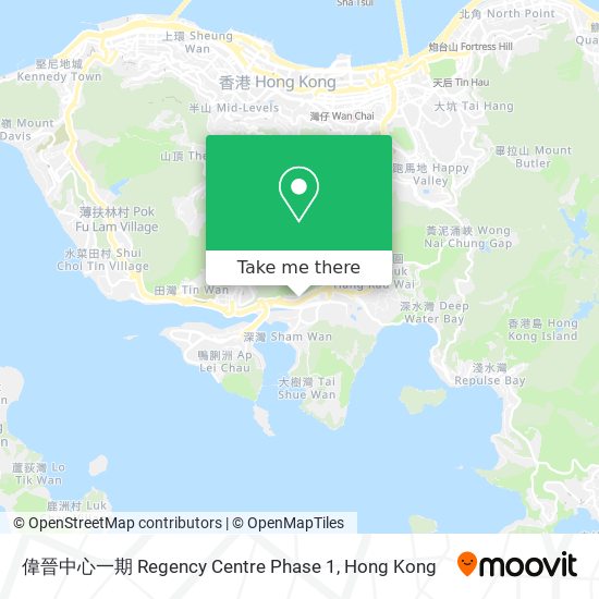 偉晉中心一期 Regency Centre Phase 1 map
