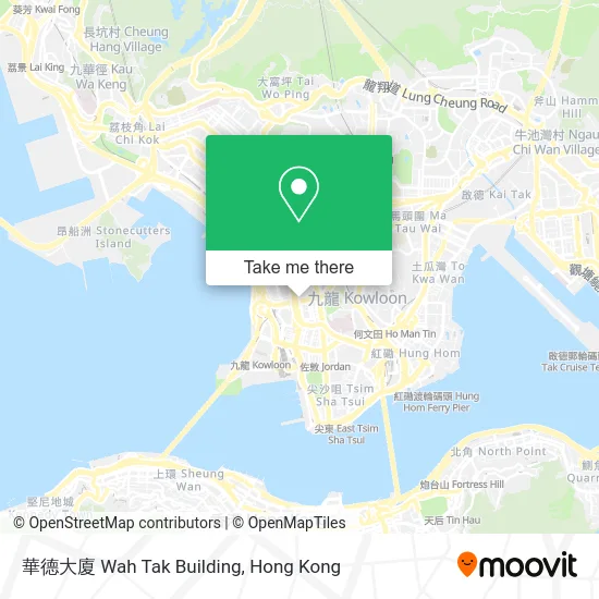 華德大廈 Wah Tak Building map