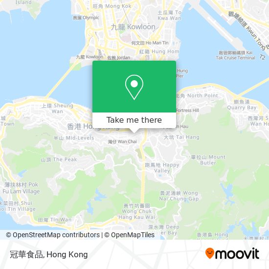 冠華食品 map