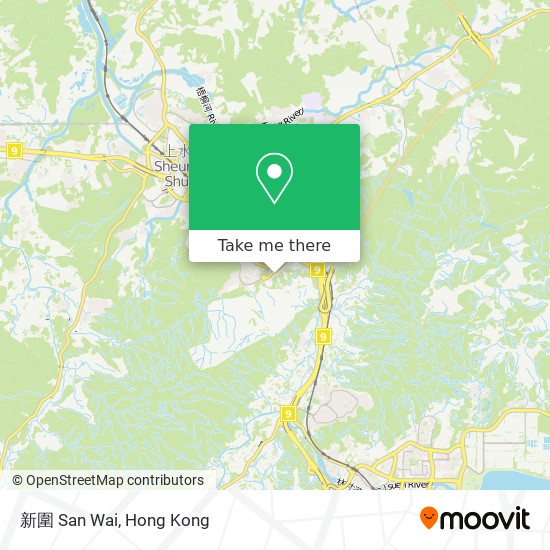 新圍 San Wai map
