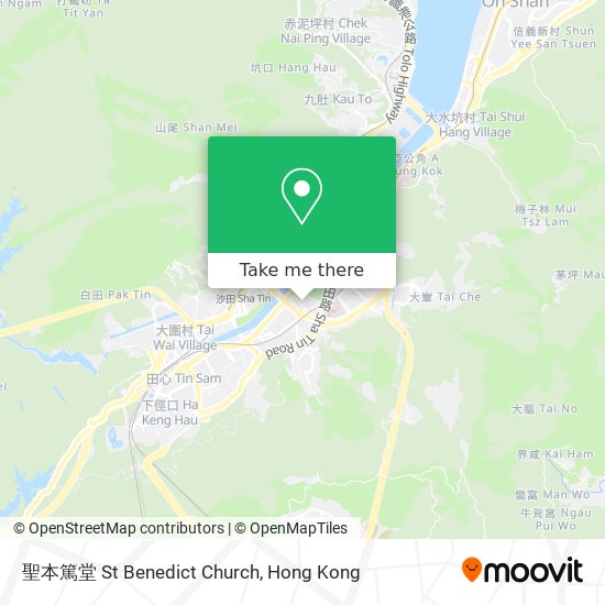 聖本篤堂 St Benedict Church map