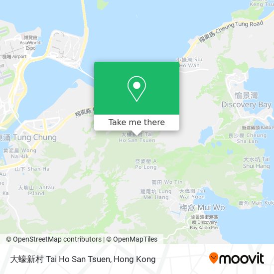 大蠔新村 Tai Ho San Tsuen map