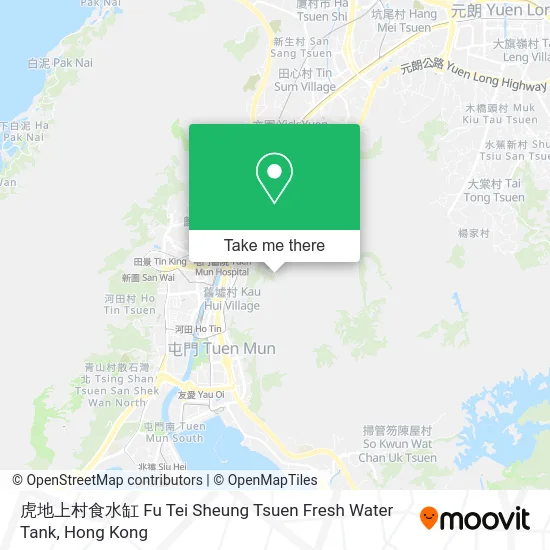 虎地上村食水缸 Fu Tei Sheung Tsuen Fresh Water Tank map