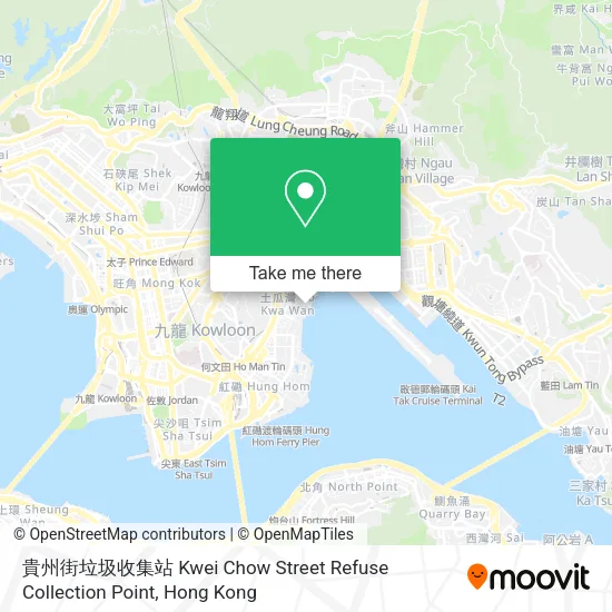 貴州街垃圾收集站 Kwei Chow Street Refuse Collection Point地圖