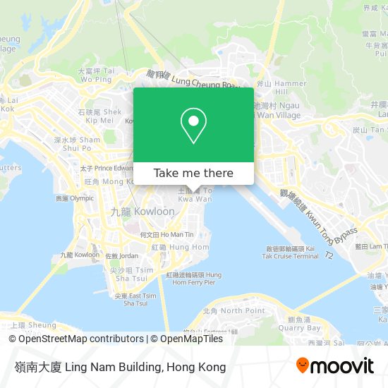 嶺南大廈 Ling Nam Building map