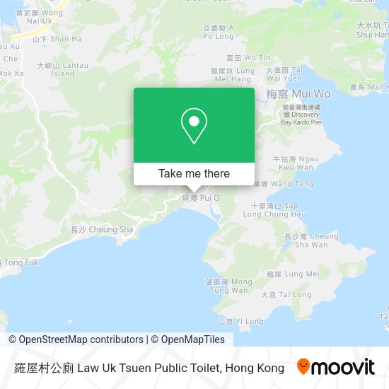 羅屋村公廁 Law Uk Tsuen Public Toilet map