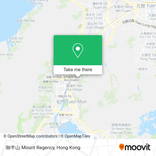 御半山 Mount Regency map