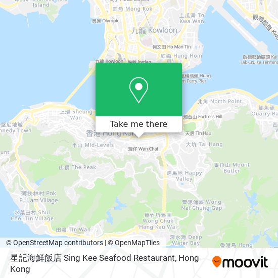 星記海鮮飯店 Sing Kee Seafood Restaurant map