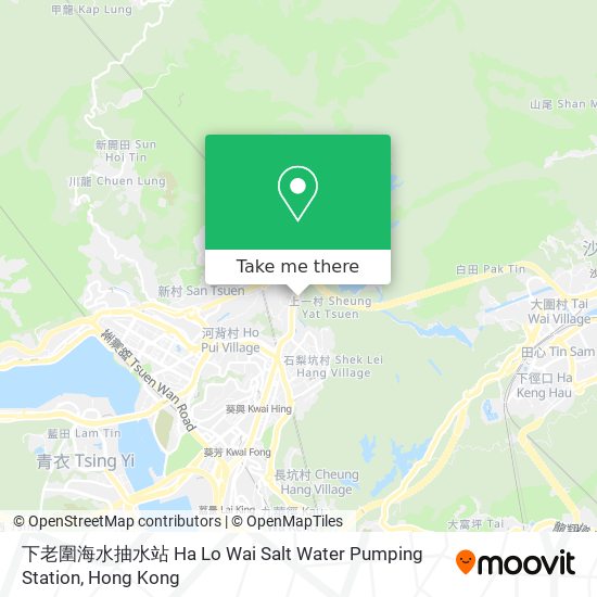 下老圍海水抽水站 Ha Lo Wai Salt Water Pumping Station map