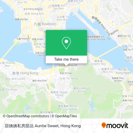 甜姨姨私房甜品 Auntie Sweet地圖