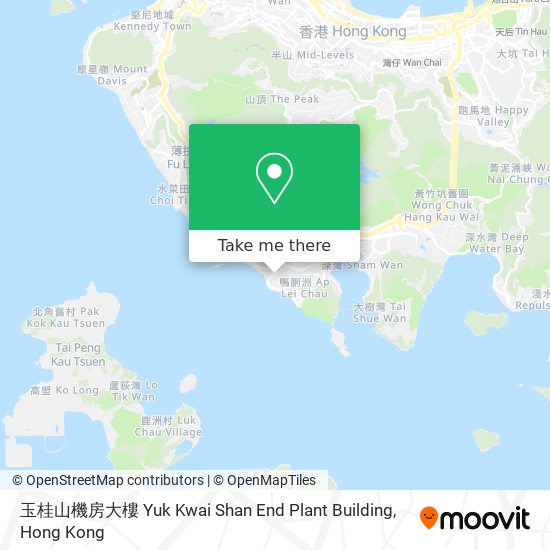 玉桂山機房大樓 Yuk Kwai Shan End Plant Building地圖