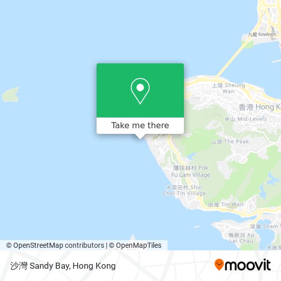 沙灣 Sandy Bay地圖