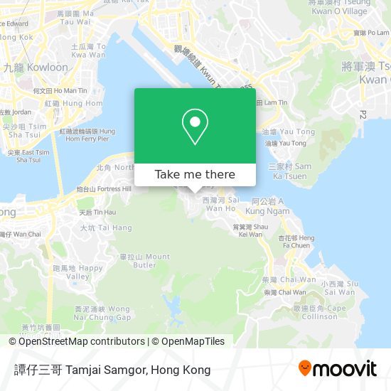 譚仔三哥 Tamjai Samgor map
