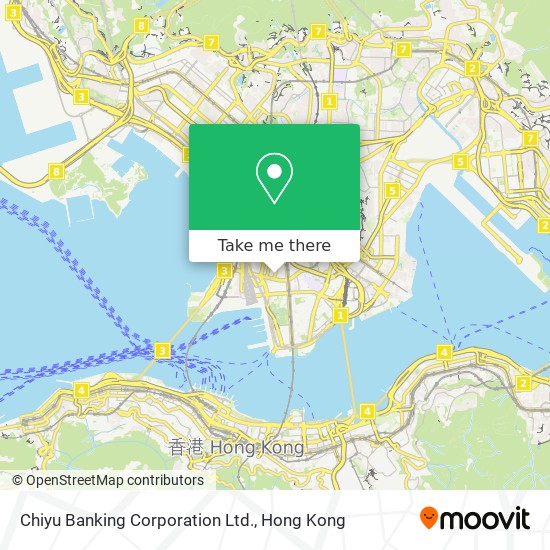 Chiyu Banking Corporation Ltd. map