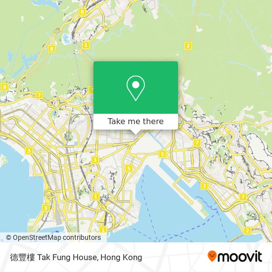 德豐樓 Tak Fung House map