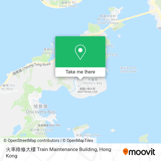 火車維修大樓 Train Maintenance Building地圖