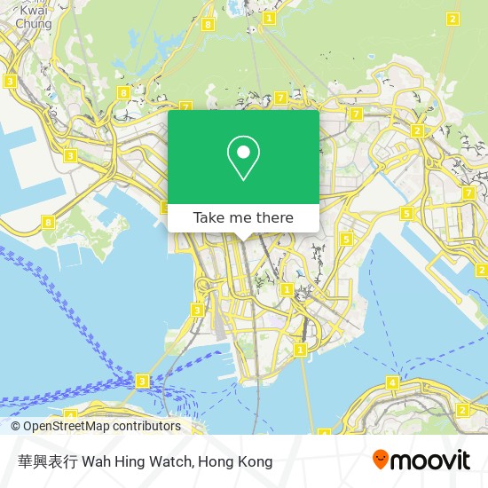 華興表行 Wah Hing Watch map