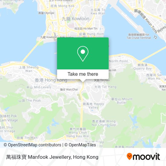 萬福珠寶 Manfook Jewellery map