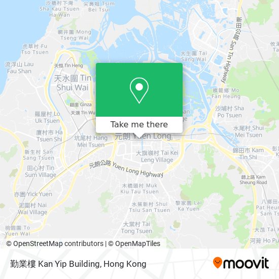 勤業樓 Kan Yip Building map