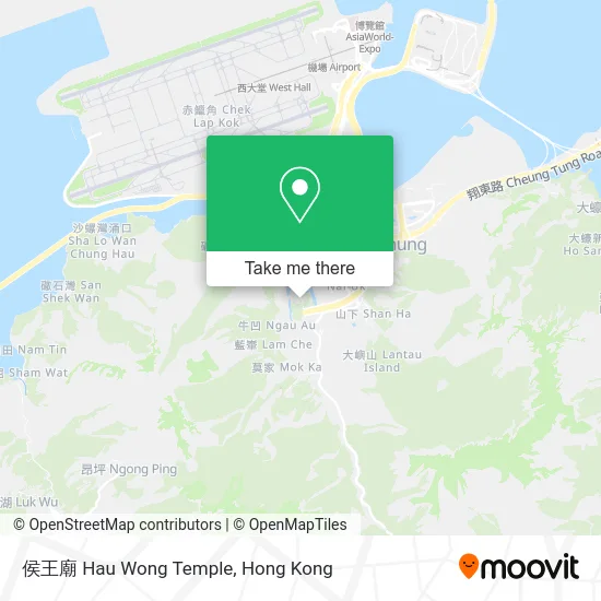 侯王廟 Hau Wong Temple map