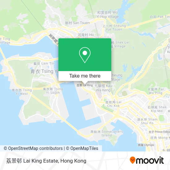 荔景邨 Lai King Estate map