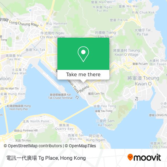 電訊一代廣場 Tg Place map