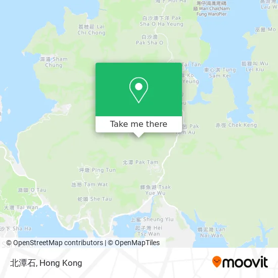 北潭石地圖