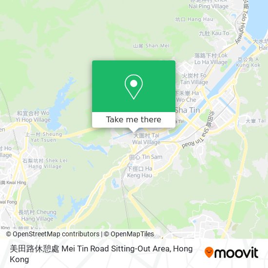 美田路休憩處 Mei Tin Road Sitting-Out Area map
