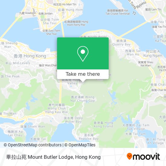 畢拉山苑 Mount Butler Lodge map