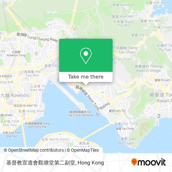 基督教宣道會觀塘堂第二副堂 map