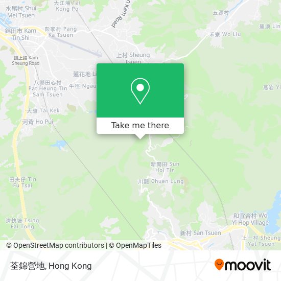 荃錦營地 map