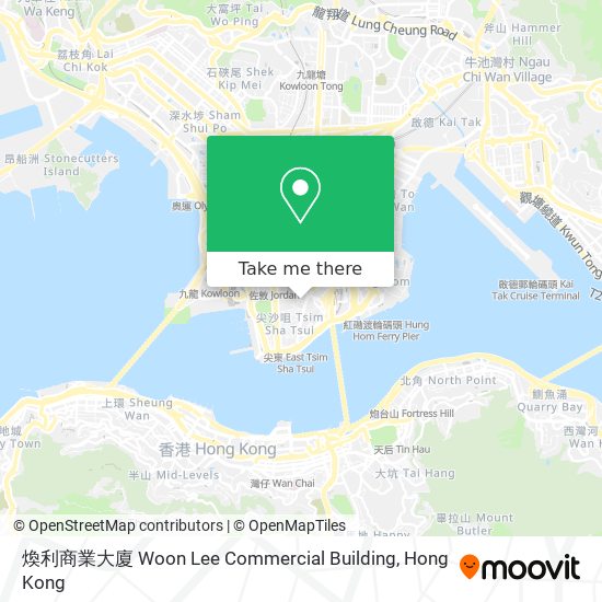 煥利商業大廈 Woon Lee Commercial Building map