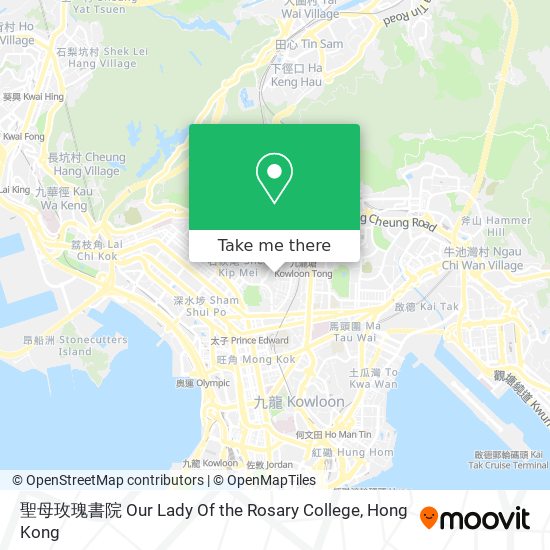 聖母玫瑰書院 Our Lady Of the Rosary College map