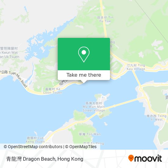 青龍灣 Dragon Beach地圖
