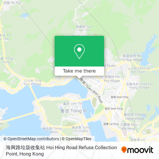 海興路垃圾收集站 Hoi Hing Road Refuse Collection Point地圖