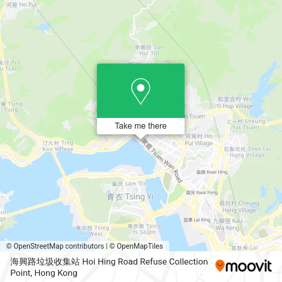 海興路垃圾收集站 Hoi Hing Road Refuse Collection Point map
