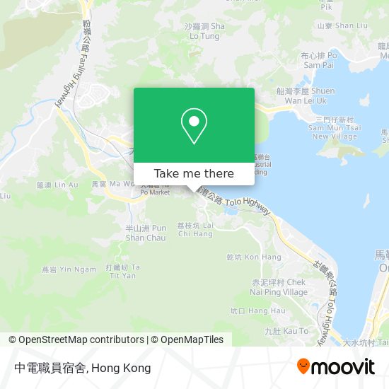 中電職員宿舍地圖