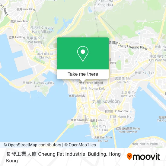長發工業大廈 Cheung Fat Industrial Building map