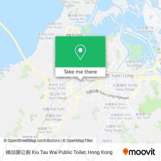 橋頭圍公廁 Kiu Tau Wai Public Toilet地圖