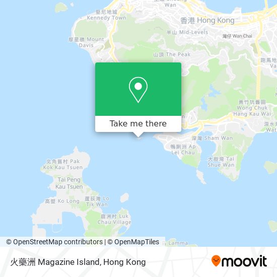 火藥洲 Magazine Island map
