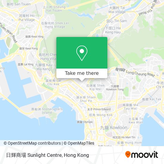 日輝商場 Sunlight Centre map