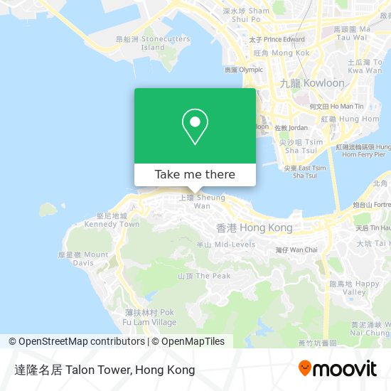 達隆名居 Talon Tower map