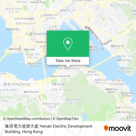 豫港電力發展大廈 Henan Electric Development Building map