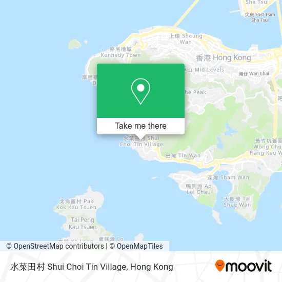 水菜田村 Shui Choi Tin Village map