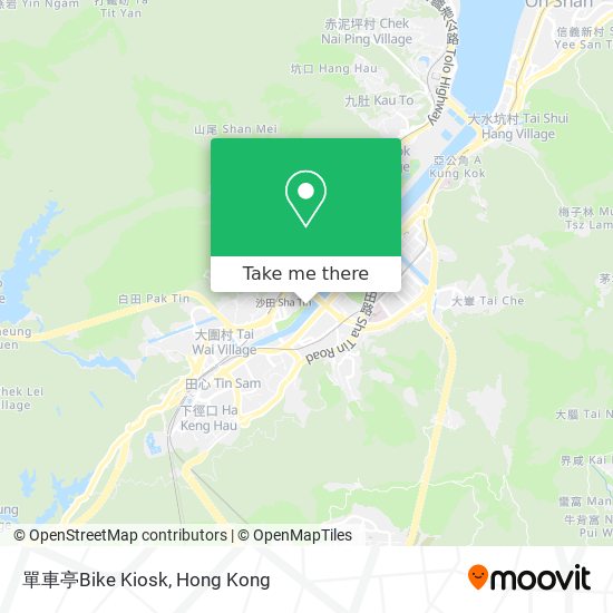 單車亭Bike Kiosk map