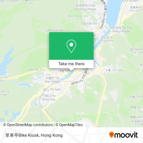 單車亭Bike Kiosk map
