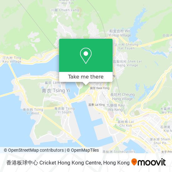 香港板球中心 Cricket Hong Kong Centre map