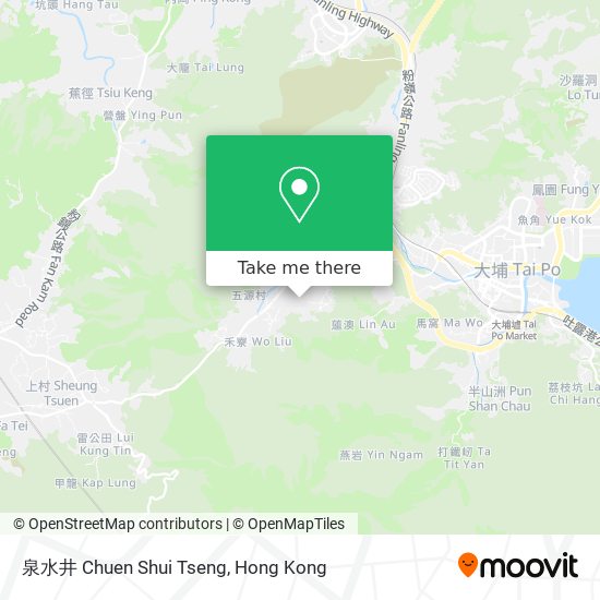 泉水井 Chuen Shui Tseng map
